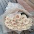 Монобукет із 25 пастельних бежевих троянд _0