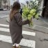 Авторський букет "Весяний хлорофіл" в кольорі greenary без упаквання_4
