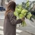 Авторський букет "Весяний хлорофіл" в кольорі greenary без упаквання_2