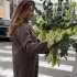 Авторський букет "Весяний хлорофіл" в кольорі greenary без упаквання_0
